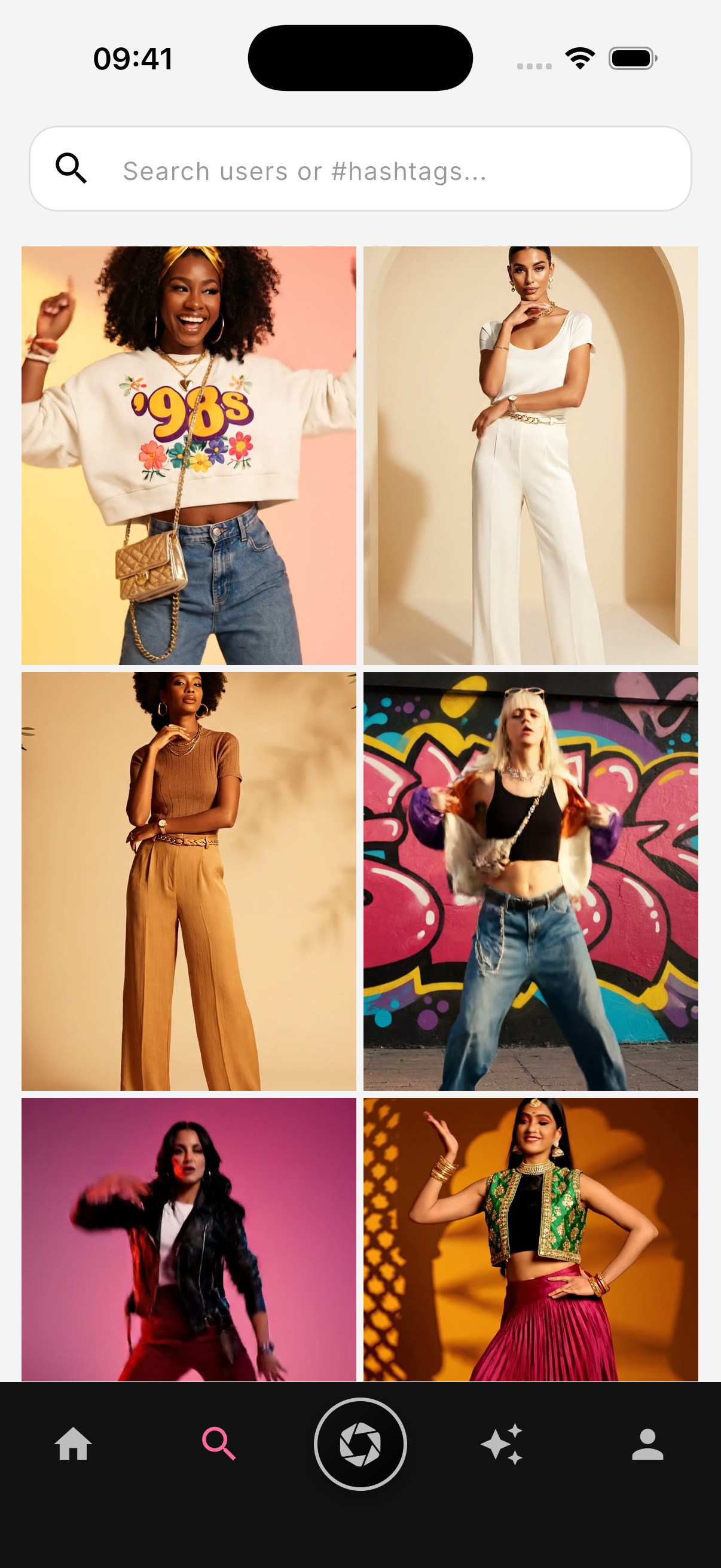 Ma Styla discover screen